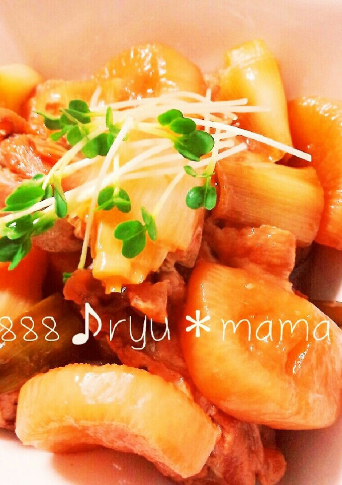 手羽元と大根の柔らか煮♡-レシピのメイン写真