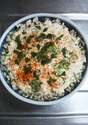 ９月２８日晩飯【和風そぼろ丼】-レシピのメイン写真