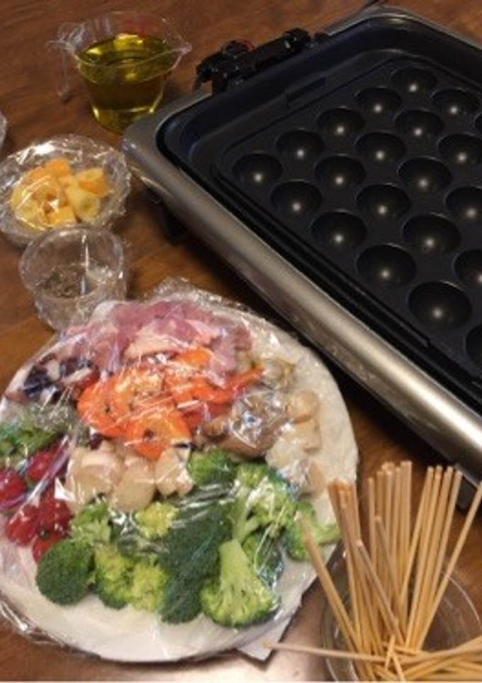 簡単！楽しい！たこ焼き器アヒージョ-レシピのメイン写真