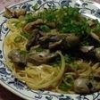 オリーブオイル漬けカキのパスタ