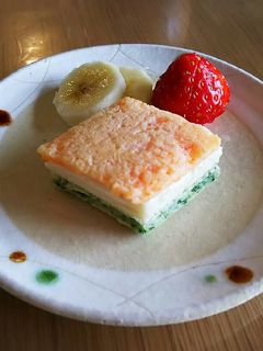 離乳食☆菱餅風パンケーキ(小麦&卵アレ)-レシピのメイン写真