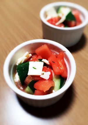 簡単！トマトとキュウリのマリネ-レシピのメイン写真