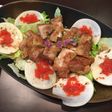 鶏もも肉とかぶらのグリルサラダ