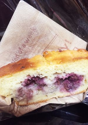 簡単！バナナとラズベリーのケーキ-レシピのメイン写真