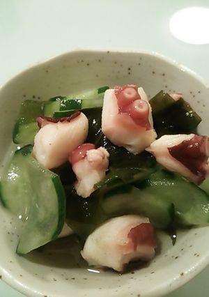 簡単！たこの酢の物-レシピのメイン写真