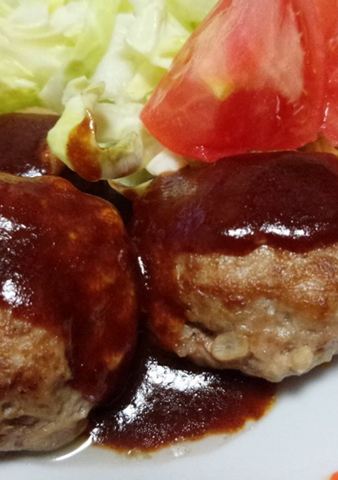 卵、玉ねぎなし！えのきﾊﾝﾊﾞｰｸﾞ♪-レシピのメイン写真