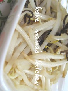 塩昆布♥♡もやし炒め-レシピのメイン写真