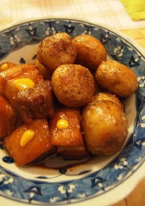 下茹で無し★豚バラと新じゃがのこっくり煮-レシピのメイン写真