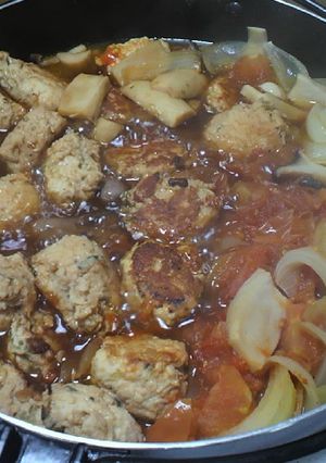 簡単！鶏つくねのすき焼き-レシピのメイン写真