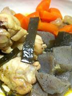 手羽とこんにゃくのコチュジャン煮-レシピのメイン写真