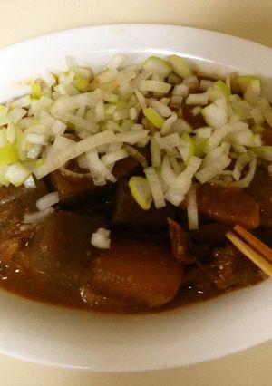 牛すじ煮(こんにゃく,大根).白ワイン-レシピのメイン写真