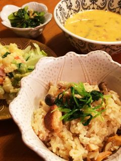 鮭としめじのバターライス-レシピのメイン写真
