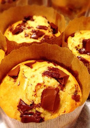 簡単カップケーキ チョコチップ-レシピのメイン写真