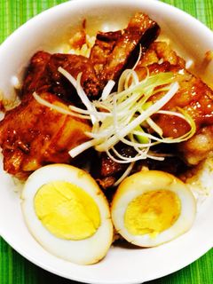 炊飯器で簡単 とろとろ豚の角煮丼-レシピのメイン写真