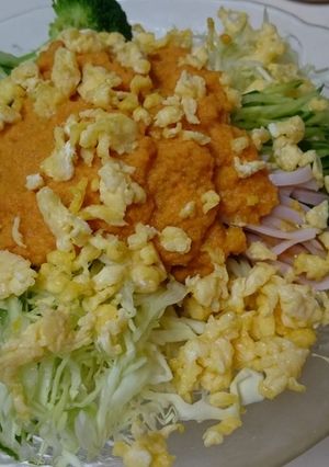 マルちゃん正麺でラーメンサラダ。-レシピのメイン写真
