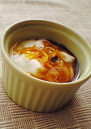 黒蜜♪柚子茶♪ヨーグルト-レシピのメイン写真