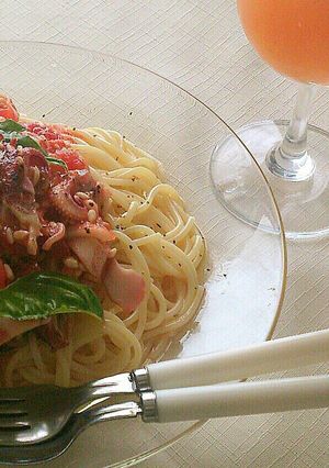 いいだこ と トマトの冷製パスタ-レシピのメイン写真