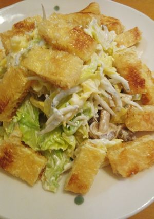 キャベツと油揚げのサラダ-レシピのメイン写真