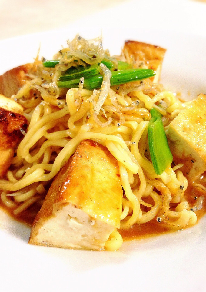 ちりめん厚揚げのごまだれ冷やし麺-レシピのメイン写真