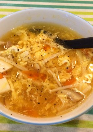 酸辣湯スープ*サンラータン-レシピのメイン写真