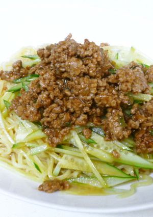 マルちゃん正麺で作るジャージャー麺-レシピのメイン写真