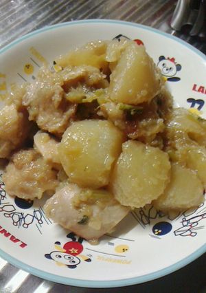 鶏と大根のからめて炒め煮-レシピのメイン写真