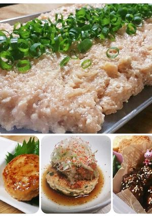 鶏ミンチのふわふわ豆腐つくね♥鍋にも♪-レシピのメイン写真