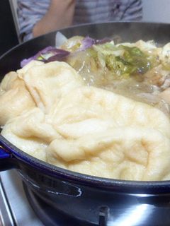 ストウブで無水で鶏のすき焼き-レシピのメイン写真