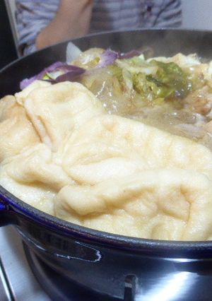 ストウブで無水で鶏のすき焼き-レシピのメイン写真
