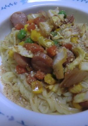 冷麺ゴマだれウインナーミックス-レシピのメイン写真
