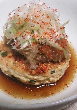 節約レシピ♥ふわふわ豆腐つくねハンバーグ-レシピのメイン写真