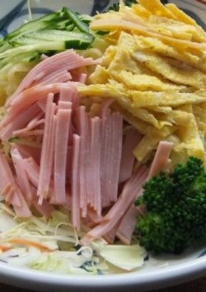 サラダのような冷やし中華-レシピのメイン写真