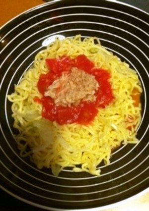トマトとツナの洋風冷やし中華-レシピのメイン写真