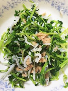 ☆豆苗としらすとツナのサラダ☆-レシピのメイン写真