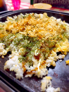 お好み焼き風炒飯…足りなかった時に!-レシピのメイン写真