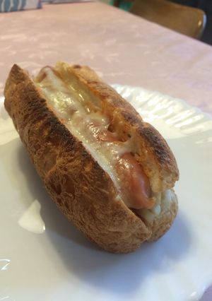 HB 食パンの耳で作るホットドッグ-レシピのメイン写真
