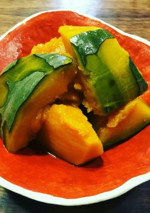 簡単！電子レンジ6分！かぼちゃの煮物-レシピのメイン写真