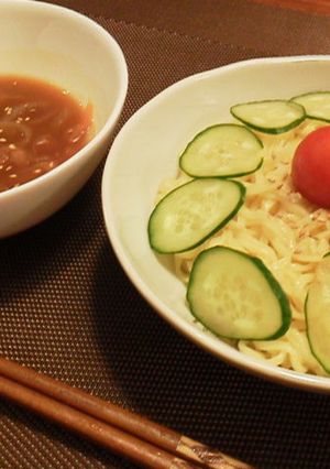 野菜たっぷりつけ麺風-レシピのメイン写真