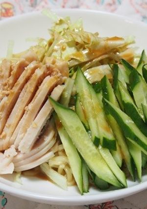 夏にぴったり♪ごまだれ冷し中華-レシピのメイン写真