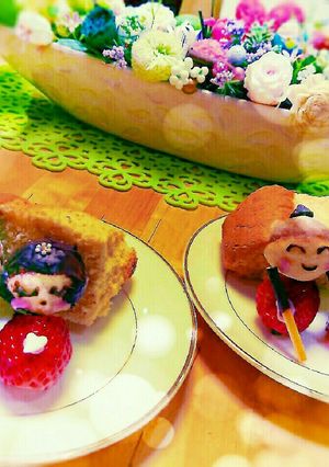 食べれるお内裏様とお雛様-レシピのメイン写真