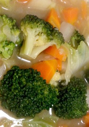 【旬の野菜スープ】春のブロッコリー-レシピのメイン写真
