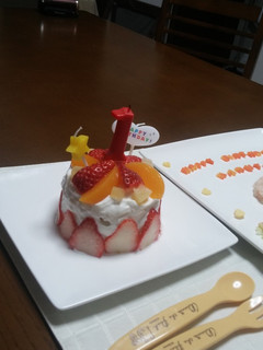 一歳の誕生日ケーキ-レシピのメイン写真