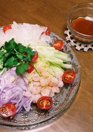 タイスキ風冷やし麺 マルちゃん正麺-レシピのメイン写真