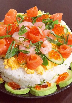 お寿司ケーキ☆-レシピのメイン写真
