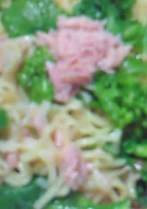 菜の花とツナの早春の冷麺♪-レシピのメイン写真