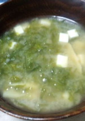 春の贅沢♪生海苔とたけのこのお味噌汁-レシピのメイン写真