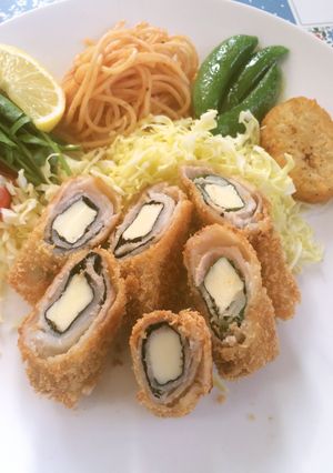 豚バラ肉のチーズinカツ♡-レシピのメイン写真