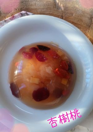 白きくらげとドライフルーツの粉寒天ゼリー-レシピのメイン写真