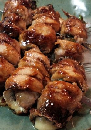 ソースで照り焼き♪イワシの大葉チーズ巻き-レシピのメイン写真