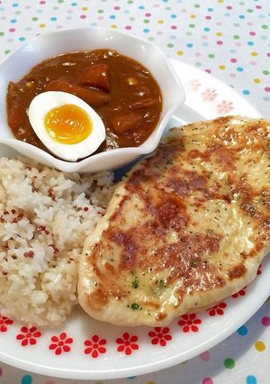 HBで楽々！ゆる粕でモチモチしっとりナン-レシピのメイン写真